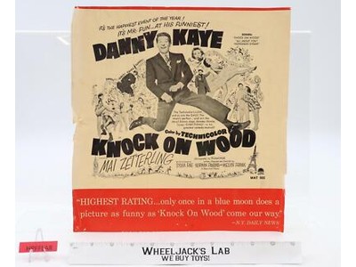 Danny Kay Knock on Wood Mai Zetterling 1954 Movie Poster 12 x 12