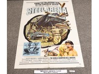 Steel Arena Dusty Russell Laura Brooks Original 1973 Movie Poster 41 x 27