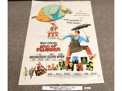 Son of Flubber Walt Disney Original 1970 Movie Poster 41 x 27