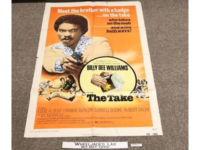 The Take Frankie Avalon Original 1974 Movie Poster 41 x 27