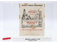 Henry V Laurence Oliver Shakespeare 1950 Movie Lobby Card 11 x 8.5