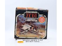 Battle Damaged X-Wing 100% Complete W/Box Star Wars 1977 Kenner Vehicle