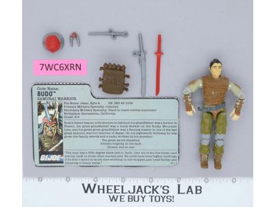 Budo V1 100% Complete G.I. Joe 1988 Hasbro Vintage Action Figure
