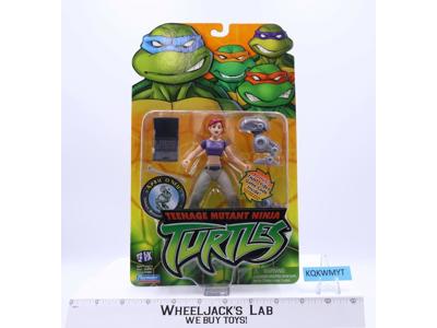April O'Neil Teenage Mutant Ninja Turtles TMNT 2003 Playmates MOSC NEW