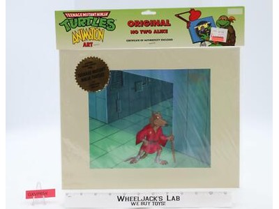 Splinter Animation Art Cel Teenage Mutant Ninja Turtles TMNT 1991 NEW SEALED