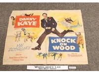 Knock on Wood Danny Kaye Original 1954 Movie Poster 22 x 26