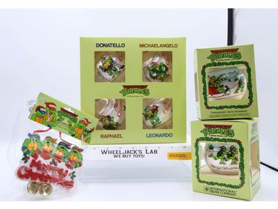 Lot of Christmas Ornaments Teenage Mutant Ninja Turtle TMNT 1990 Mirage NEW