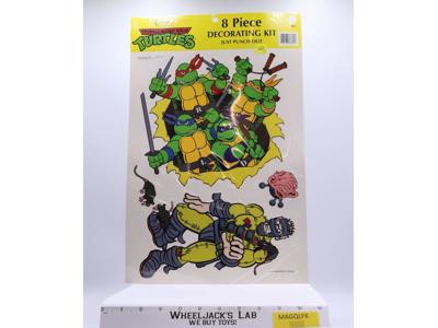 8 Piece Decorating Kit Teenage Mutant Ninja Turtles TMNT 1989 Eureka NEW SEALED
