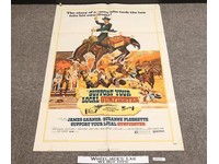 Support Your Local Gunfighter James Garner Original 1971 Movie Poster 41 x 27