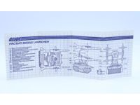 PAC/RAT Missile Launcher 1983 ORIGINAL Instructions Blueprints G.I. Joe Vehicle