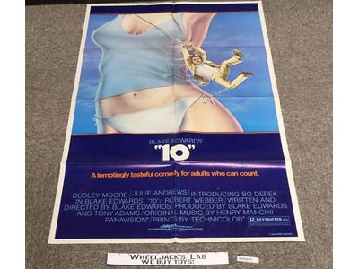 "10" Julia Andrews Dudley Moore Original 1979 Movie Poster 41 x 27