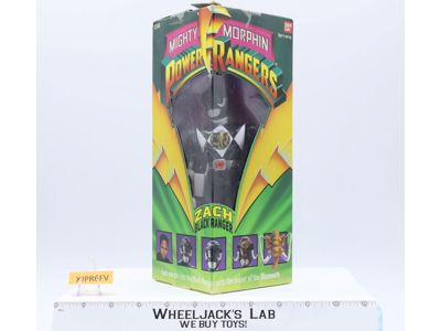 Zach Black Ranger Mighty Morphin Power Rangers 1993 Bandai NEW MISB SEALED