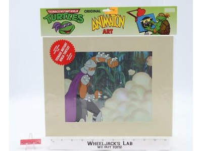 Shredder Animation Art Cel Teenage Mutant Ninja Turtles TMNT 1991 MWS NEW SEALED