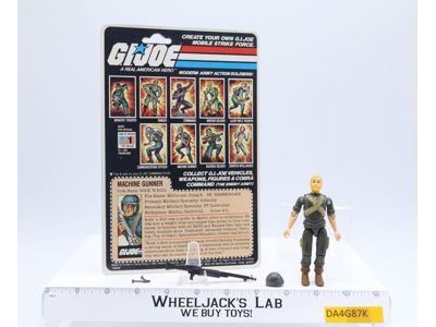 Rock & Roll V1 Straight Arms 100% Complete 9 Cardback 1982 G.I. Joe Hasbro