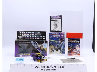 Shrapnel 100% Complete W/Box & INSERT 1985 Vintage Hasbro G1 Transformers Figure