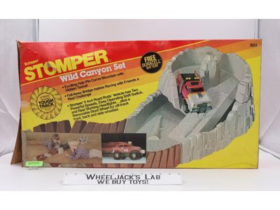 Wild Canyon Track W/ Box 4x4 Stompers Rough Riders 1983 Schaper Vintage Playset