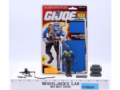 Range-Vipers V1 100% Complete W/Cardback 1990 GI Joe ARAH Vintage Action Figure