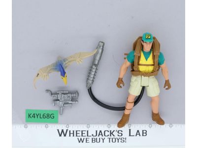 Nick Van Owen w/ Pteranodon Hatchling 100% Complete Jurassic The Lost World 1997
