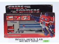 Optimus Prime W/BOX & INSERT 100% Complete 1984 Vintage G1 Transformers Figure