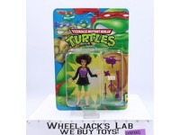 April Ravishing Reporter Teenage Mutant Ninja Turtles TMNT 1992 UNPUNCHED MOSC