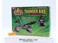 Thunder Bike W/Black Ranger Complete MMPR Power Rangers 1994 Bandai Vehicle