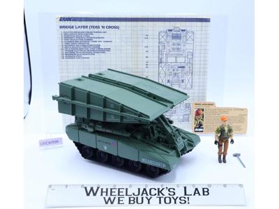 Bridge Layer W/ Tollbooth 100% Complete G.I. 1984 Joe Hasbro Vintage Vehicle