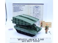 Bridge Layer W/ Tollbooth 100% Complete G.I. 1984 Joe Hasbro Vintage Vehicle