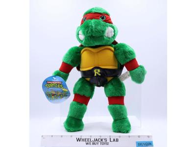 Raphael TMNT Teenage Mutant Ninja Turtles 1989 Playmates 14" Stuffed Plush