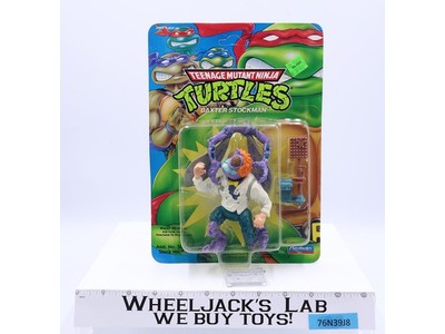 Baxter Stockman Teenage Mutant Ninja Turtles TMNT 1992 Playmates Unpunched MOSC