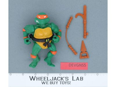 Michaelangelo HARD HEAD Teenage Mutant Ninja Turtles TMNT 1988 Playmates Vintage