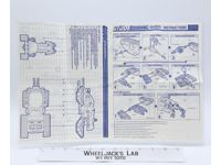 Raider 1989 ORIGINAL Instructions/Blueprints G.I. Joe Hasbro Action Figure