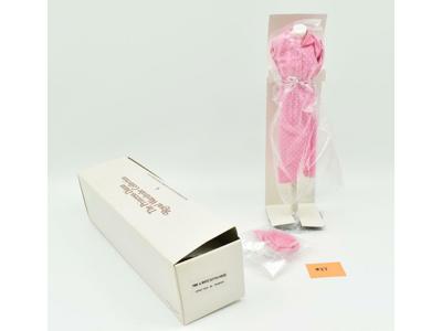 Pink & White Dotted Dress Princess Diana Wardrobe Collection NRFB Danbury Mint