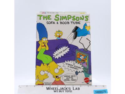 Sofa & Boob Tube The Simpsons 1990 Mattel Action Figure NEW SEALED