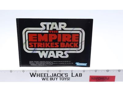 The Empire Strikes Back Mini Toy Catalog Insert ORIGINAL Star Wars 1980 Kenner