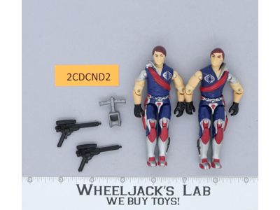 Tomax & Xamot V1 100% Complete G.I. Joe 1985 Hasbro Vintage Action Figure