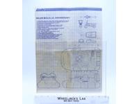 Killer Whale Hovercraft 1984 ORIGINAL Instructions / Blueprints G.I. Joe Vehicle