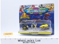 #4 Yellow Ranger Micro Machines Power Rangers 1994 Galoob NEW MOSC SEALED