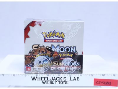 Crimson Invasion Booster Box of 36 Sun & Moon 2017 Pokémon NEW SEALED