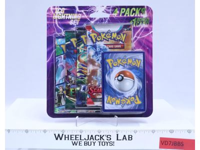 Pokémon TCG Lightning Set 4 Packs + 1 Bonus Card 2023 Pokémon NEW SEALED