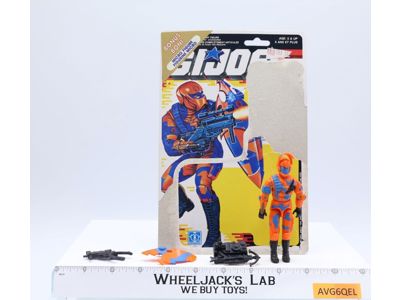 Alley Viper V1 Complete 34 Cardback 1989 G.I. Joe Hasbro Vintage Action Figure