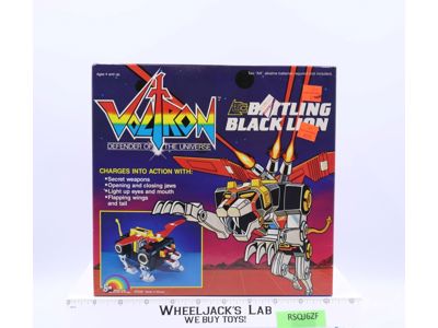 Battling Black Lion UNUSED NEW Voltron Defender of the Universe 1984 LJN Figure