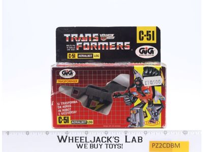 C-51 Log Aerialbot Complete Transformers Italian 1986 GiG Takara Action Figure