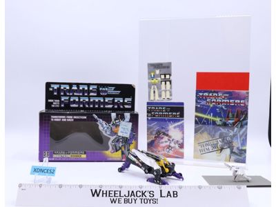 Kickback 100% Complete W/BOX & INSERT 1985 Vintage G1 Transformers Action Figure