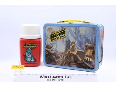 Star Wars The Empire Strikes Back Metal Lunchbox W/Thermos 1980 Thermos Brand