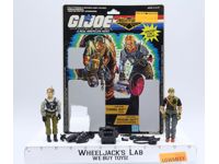 Tunnel Rat & Psyche Out Night Force Complete 34 Cardback G.I. Joe 1988 Hasbro
