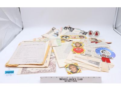 Starsky & Hutch LOT Fan Club Letters Pictures Clippings 1970s David Soul Glaser