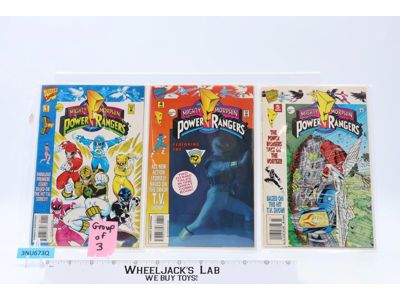 Mighty Morphin Power Rangers LOT #1-3 1 2 3 Premiere 1994 1995 Marvel Comics VF
