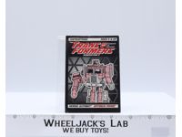 Optimus Prime Action Master Instruction Manual Booklet 1992 G2 Transformers