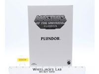 Plundor w/ Mailer MOSC NEW He-Man Classics MOTUC 2013 Mattel Action Figure