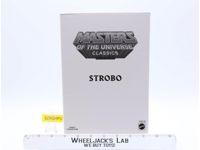Strobo w/ Mailer MOSC NEW He-Man Classics MOTUC 2013 Mattel Action Figure